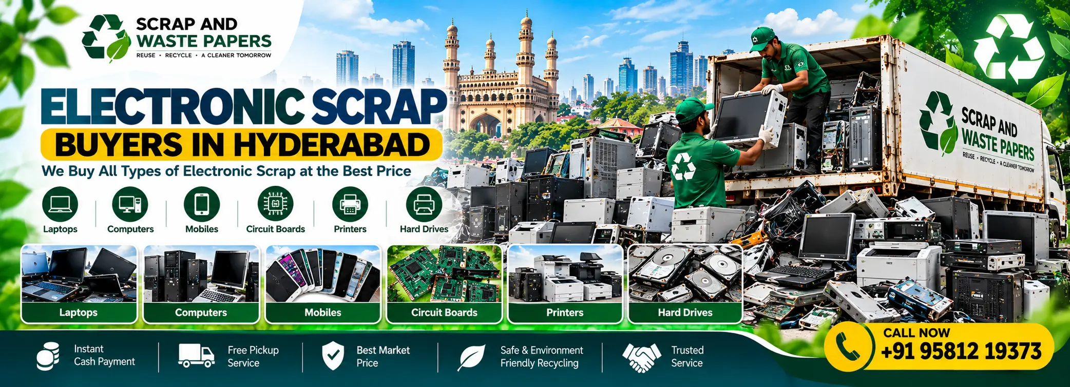 Electronic Scrap Recycling Hyderabad