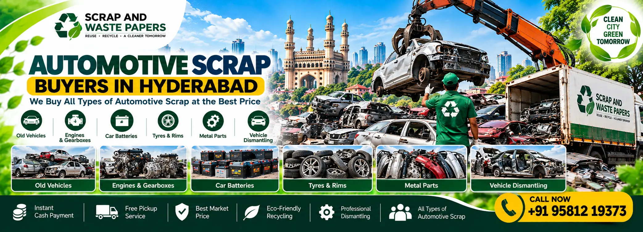 Automotive Scrap Recycling Hyderabad